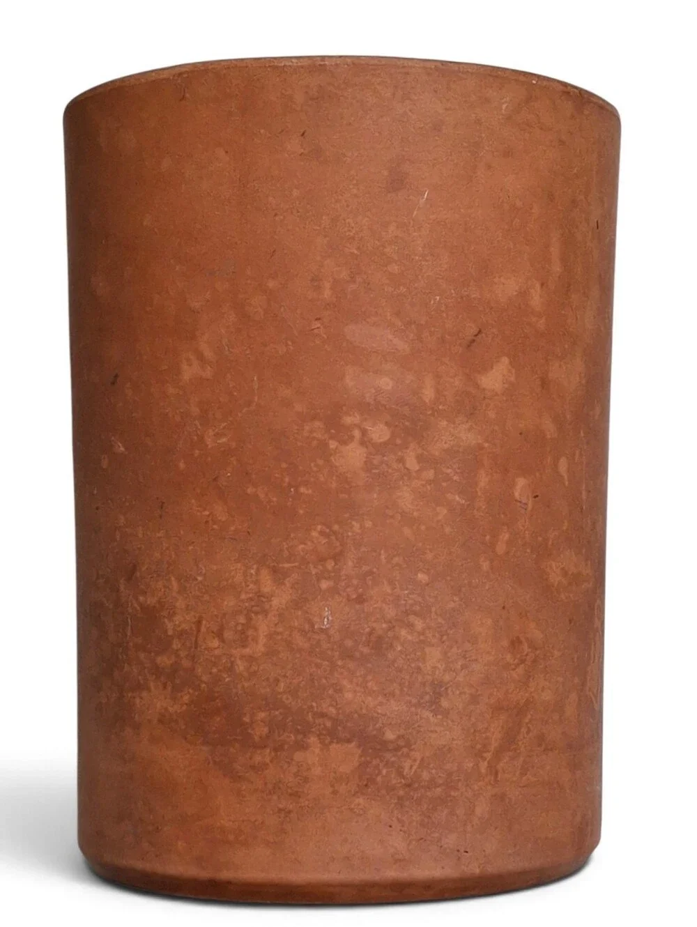 Henry Watson Pottery Vintage Fall Kitchen Utensil Holder Chippy Terracotta Crock
